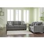 Causeuse fixe Deltona en tissu