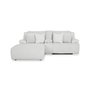 Sectionnel 3 pièces Top Tier inclinable en tissu