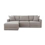 Sectionnel 3 pièces en tissu Katany