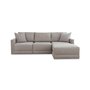 Sectionnel 3 pièces en tissu Katany