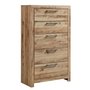 Commode à 5 tiroirs Hyanna