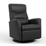 Fauteuil EN CUIR inclinable pivotant berçant motorisé Fjords-Petit
