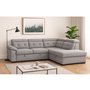 Sectionnel lit Khloe en tissu de Monarch