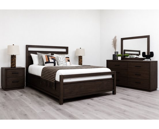 Mobilier de chambre Vista 4 mcx format grand lit de Mako