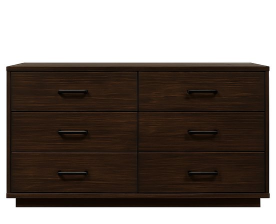 Bureau double 6 tiroirs Vista de Mako