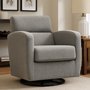 Fauteuil berçant à billes pivotant en tissu de Elran