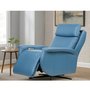 Fauteuil inclinable pivotant en cuir de Elran