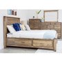 Lit complet format grand lit 54 po avec rangement Tofino de Mako