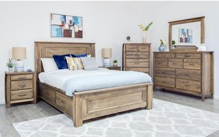 Mobilier de chambre Tofino 4 mcx format très grand lit de Mako