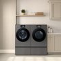 Laveuse frontale Bespoke AI série F90 de 6,1 pi³ avec détection intelligente des tissus Samsung - WF90F53ADSA5