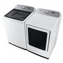 Ensemble laveuse-sécheuse 6,0 pi³ / 7,4 pi³ avec vapeur, capteurs intelligents et Wi-Fi Samsung - WA52DG5500AWUS - DVE52DG5505WAC