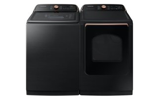 Ensemble laveuse-sécheuse 6,2 pi³ / 7,4 pi³ Auto Dispense, vapeur et Wi-Fi Samsung – WA54CG7550AVA4 – DVE54CG7550VAC