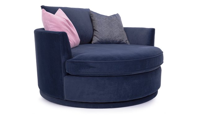 Fauteuil rond pivotant de Decor-Rest (59 pouces)