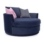 Fauteuil rond pivotant de Decor-Rest (59 pouces)