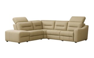 Sectionnel 5 mcx inclinable en cuir de Elran