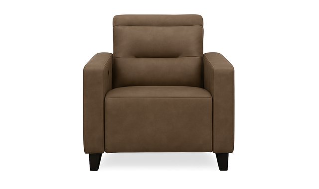 Fauteuil Cleo motorisée avec appui-tête motorisé en cuir de Elran