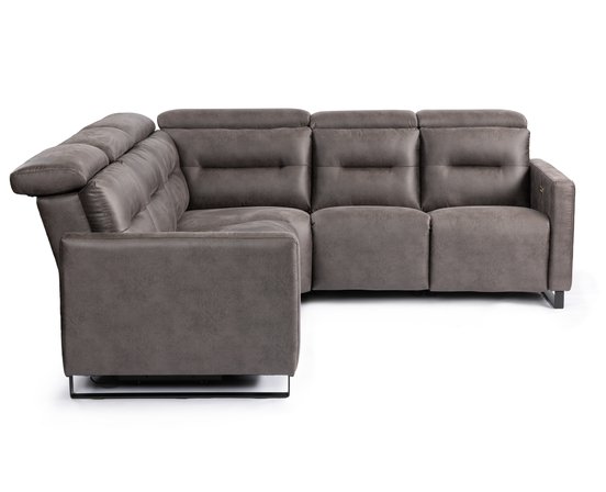 Sectionnel 5 mcx Cleo motorisé inclinable en tissu de Elran