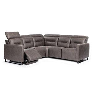 Sectionnel 5 mcx Cleo motorisé inclinable en tissu de Elran