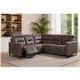 Sectionnel 5 mcx Cleo motorisé inclinable en tissu de Elran