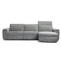 Sofa Chaise inclinable motorisé Zoe en tissu de Elran