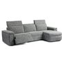 Sofa Chaise inclinable motorisé Zoe en tissu de Elran