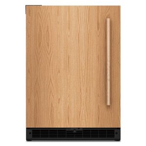 Centre de boissons 24 po avec porte en verre et clayettes à façade en bois KitchenAid - KUBL524SPA