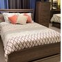 Lit Ashley format grand avec commode 5 tiroirs