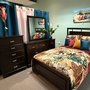 Mobilier de chambre 4 mcx format grand lit Ashley