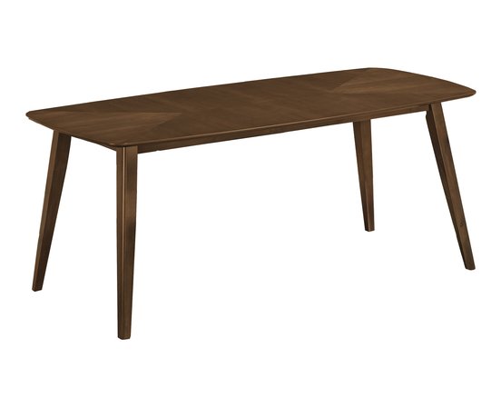 Ensemble de table à manger 7 morceaux Aspect Noyer Brun