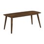 Ensemble de table à manger 7 morceaux Aspect Noyer Brun