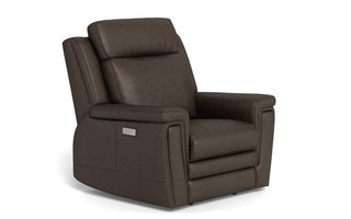 Fauteuil inclinable motorisée ajustable de 3 façons en cuir combo ASHER de Palliser