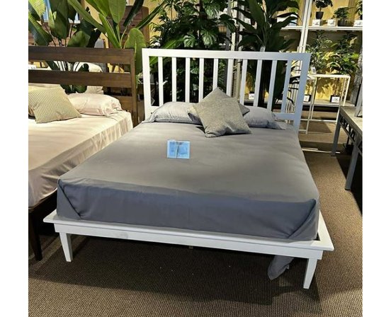 Lit plateforme en Blanc 60 po