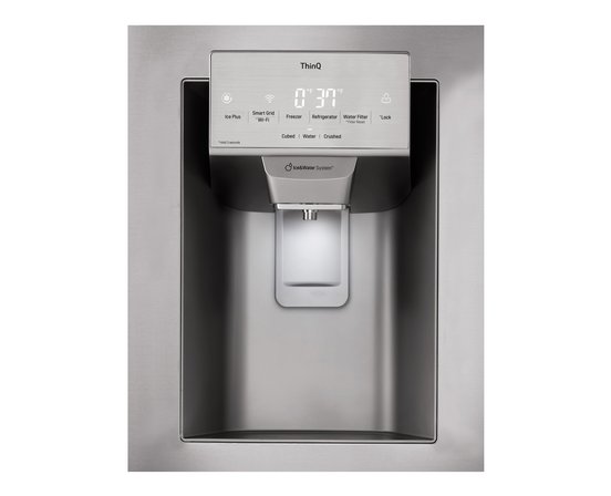 Réfrigérateur trois portes avec porte à deux battants autonome avec Wi-Fi LG - LHFS28XBS