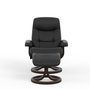 Fauteuil et tabouret pivotants de Fjords-Grand