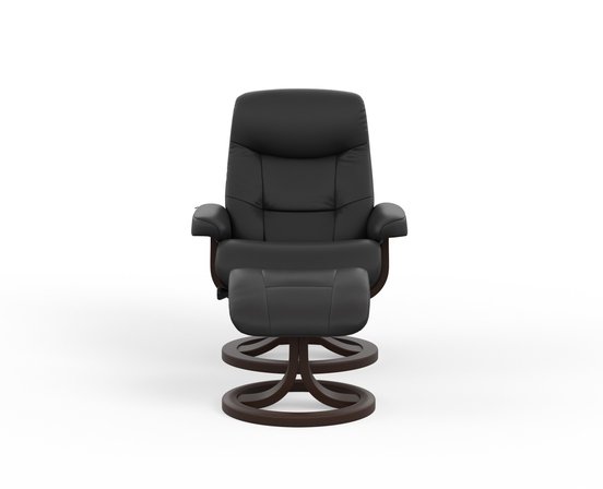 Fauteuil et tabouret pivotants de Fjords-Petit