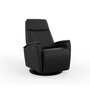 Fauteuil EN CUIR inclinable pivotant berçant motorisé Fjords-Petit