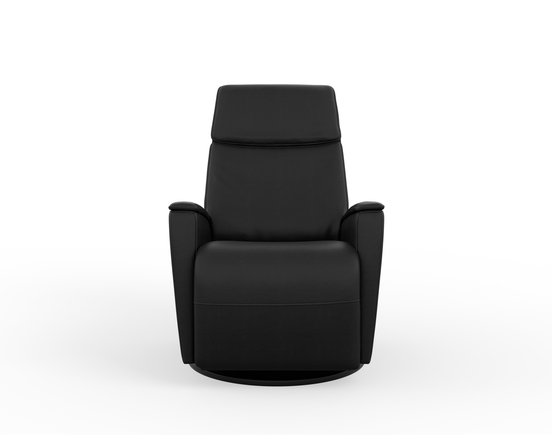 Fauteuil EN CUIR inclinable pivotant berçant motorisé Fjords-Petit