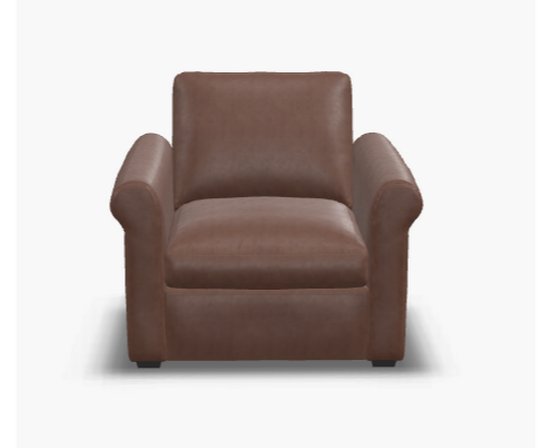 Fauteuil en cuir MADISON ROLL ARM de Palliser