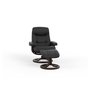 Fauteuil et tabouret pivotants de Fjords-Grand