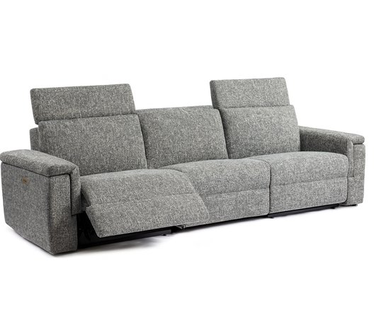 Sofa inclinable motorisé Zoe en tissu de Elran