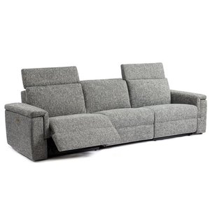 Sofa inclinable motorisé Zoe en tissu de Elran