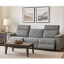Sofa inclinable motorisé Zoe en tissu de Elran