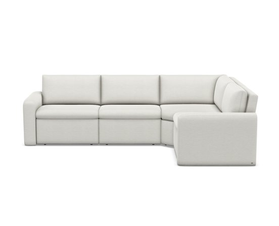 Sectionnel Fixe en tissu de Elran