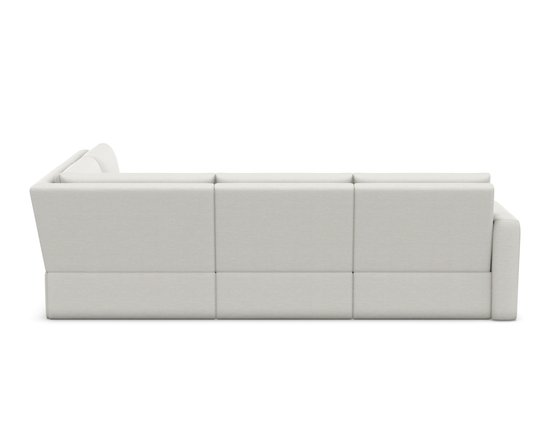 Sectionnel Fixe en tissu de Elran