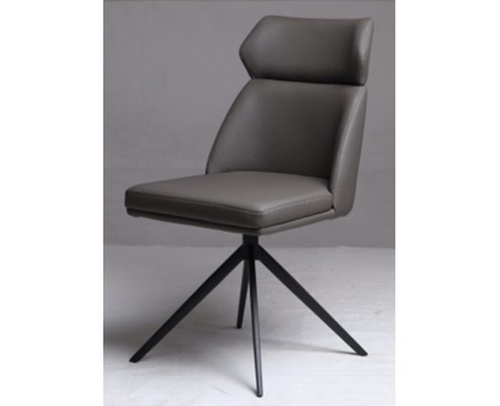 Chaise de cuisine pivotante Gris Charcoal Accent Desing
