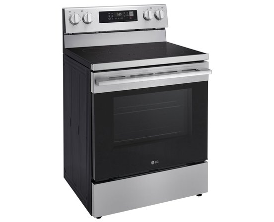 Cuisinière électrique intelligente de 30 po avec fonction Air Fry LG - LREN6323YE