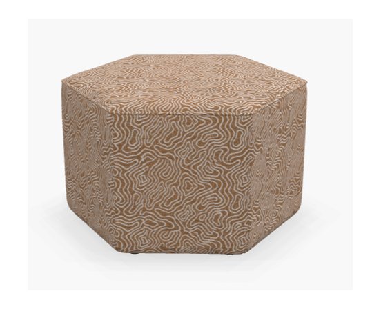 Ottoman hexagone MINGLE de Palliser
