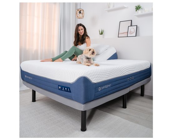 Matelas Bedgear M3 format GRAND, têtes séparées et fermeté personnalisable