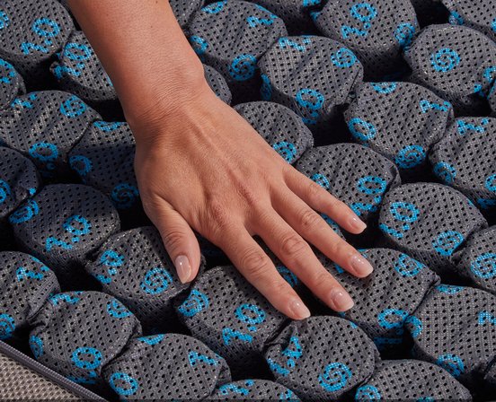 Matelas Bedgear M3 format GRAND, têtes séparées et fermeté personnalisable