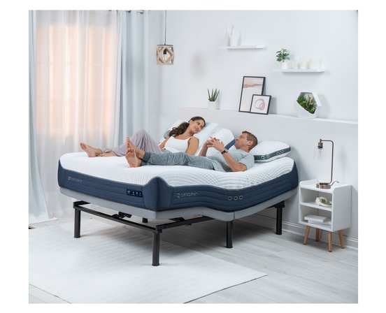 Matelas Bedgear M3 format TRÈS GRAND, têtes séparées et fermeté personnalisable